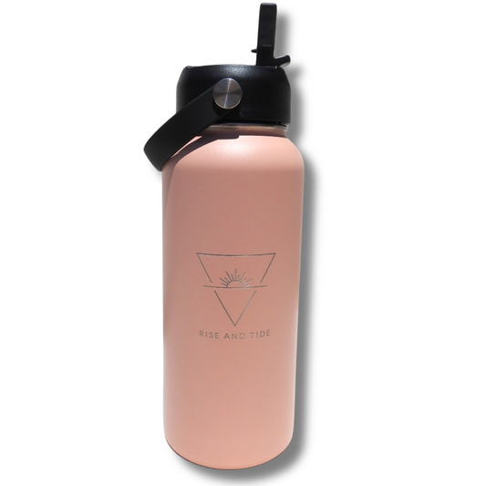 1 litre, Sip Lid, Dusty Pink Water Bottle