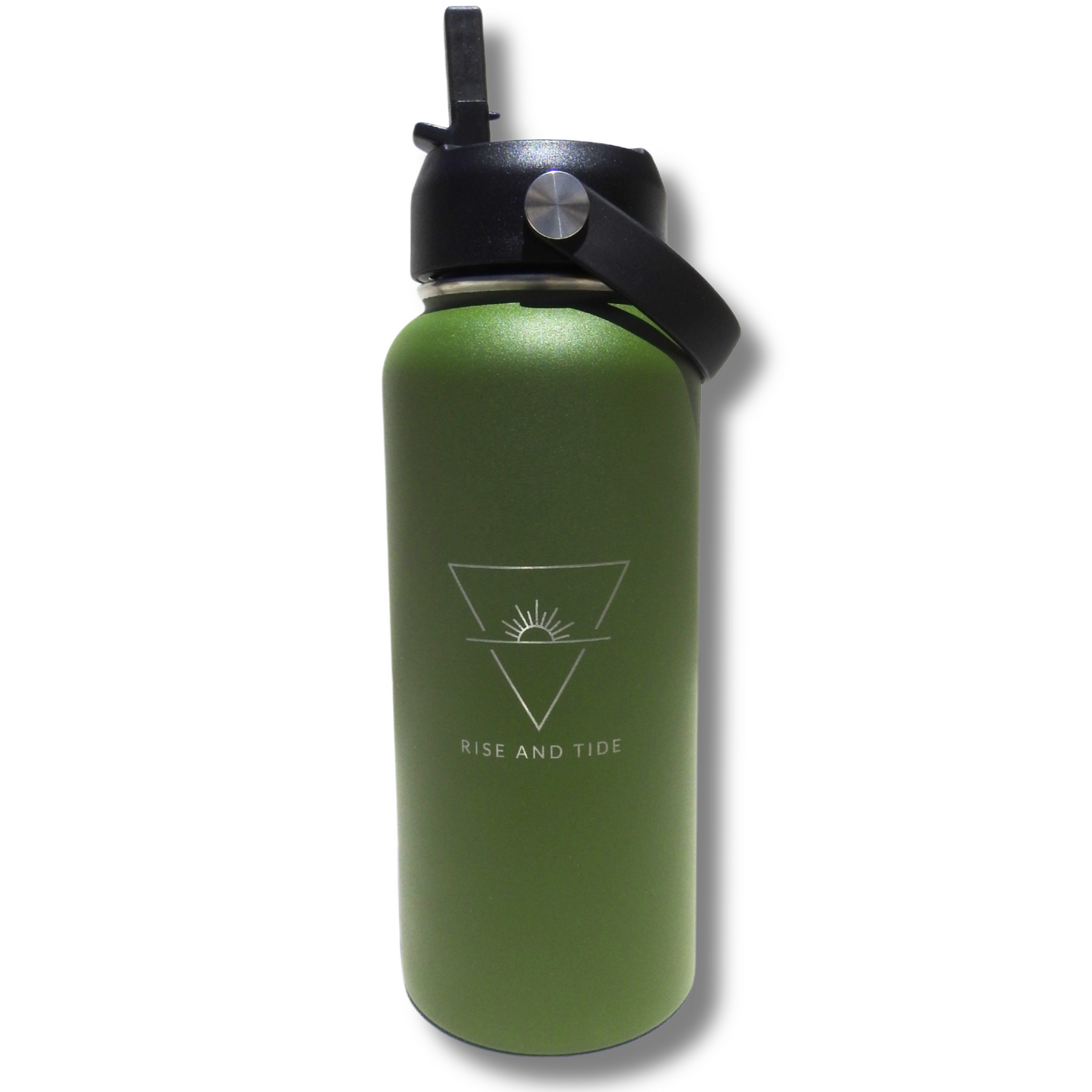 1 litre, Sip Lid, Forest Green Water Bottle